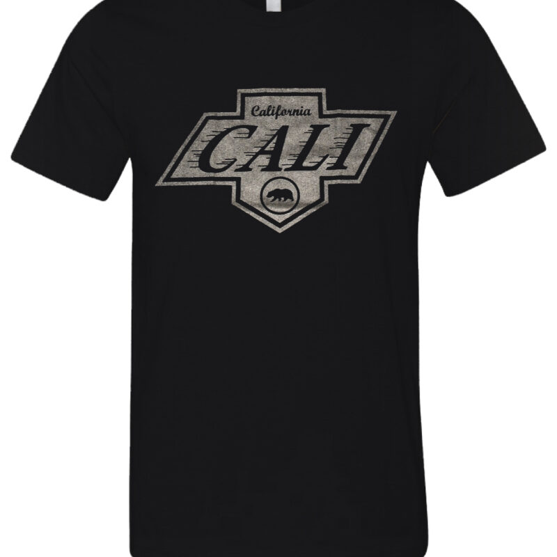 Cali LA Kings Urban Street Vintage Graphic T-Shirt 100% Cotton Black New